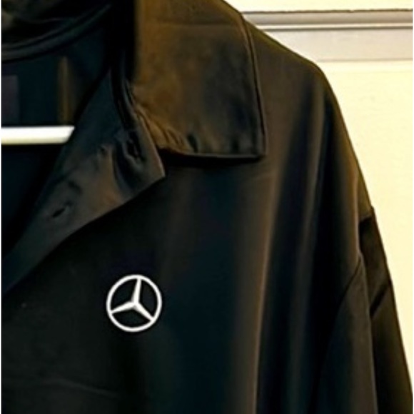 mercedes benz Other - Men’s Mercedes Benz black polo shirt. Embroidered emblem. Size XL